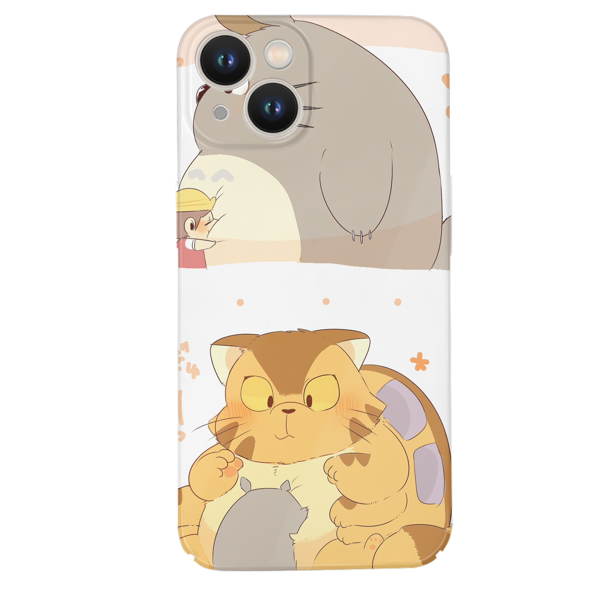 （画像用） となりのトトロ 草壁メイ 草壁サツキ My Neighbor Totoro Satsuki Kusakabe Mei Kusakabe 【iPhone 14シリーズ対応】ハードケース